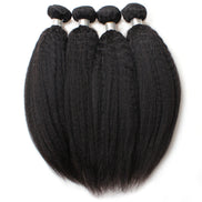 1pc Yaki Straight 100% Virgin Human Hair Bundle