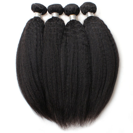 1pc Yaki Straight 100% Virgin Human Hair Bundle