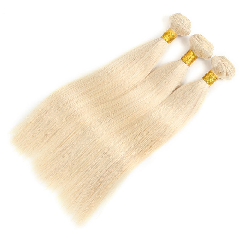 1pc 613 Blonde Straight 100% Human Hair Bundle