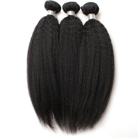 1pc Yaki Straight 100% Virgin Human Hair Bundle