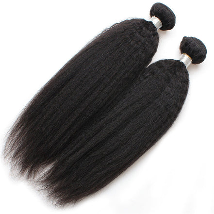 1pc Yaki Straight 100% Virgin Human Hair Bundle