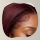 99J Burgundy Straight 5x5 HD Lace Glueless Bob Wig