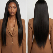 Glueless Straight 13x4 HD Lace Front Wig