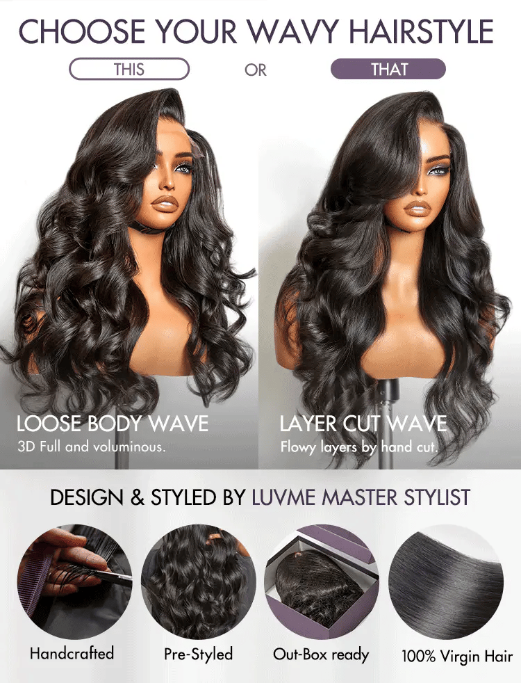 [210%-250% Density] EMYTIDE™ 13x6 HD Lace Body Wave Wig Glueless Human Hair
