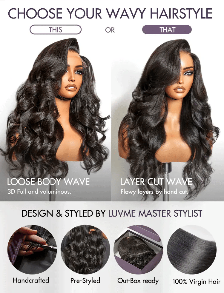 EMYTIDE™ 13x6 HD Lace Body Wave Wig Glueless 100% Human Hair