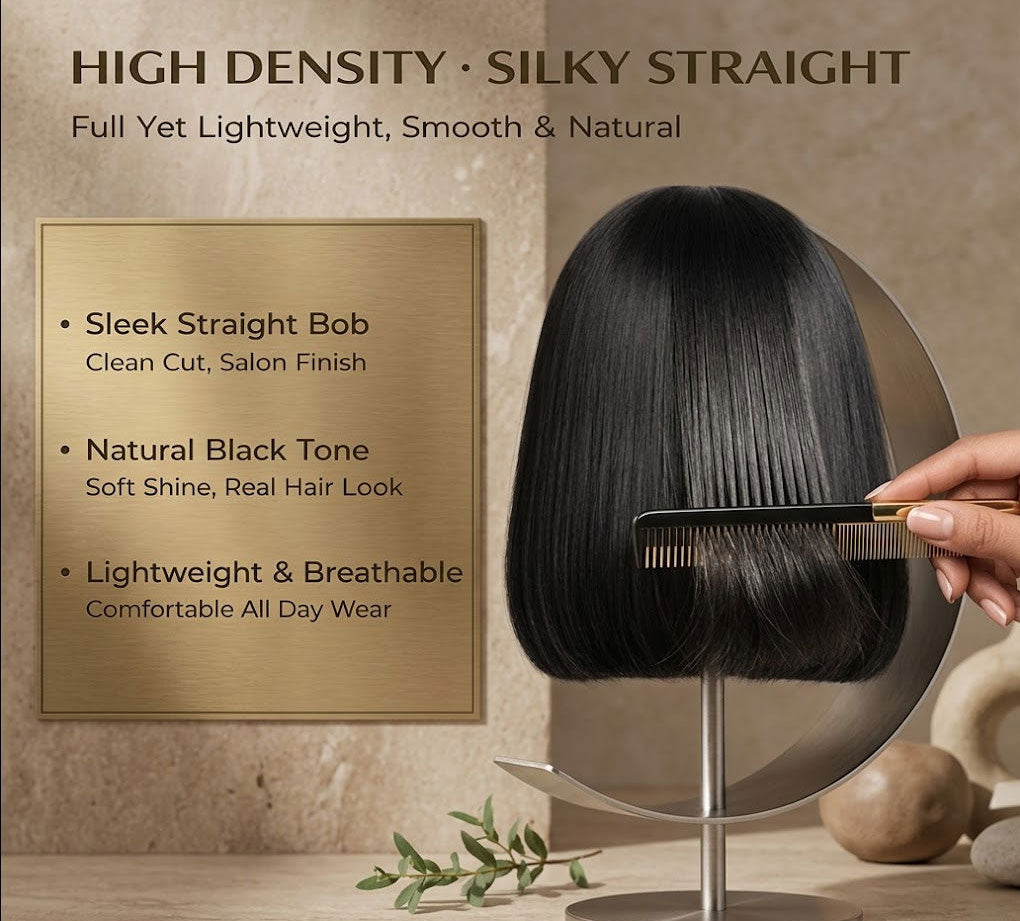 Pre-Cut Glueless Straight Bob 5x5 HD Lace Wig