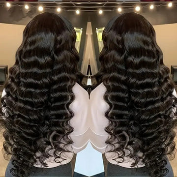Glueless Deep Wave 13x4 HD Lace Front Wig