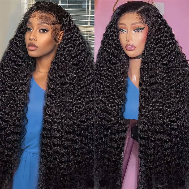 [210%-250% Density] EMYTIDE™ 13x4 HD Lace Front Deep Wave Wig Glueless Human Hair