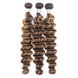 P4/27 Highlight Human Hair Bundles – Brown & Honey Blonde