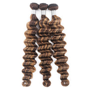 P4/27 Highlight Human Hair Bundles – Brown & Honey Blonde