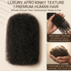 Afro Kinky Bulk Human Hair for Loc Extensions, Repair Locs, Twists & Braids