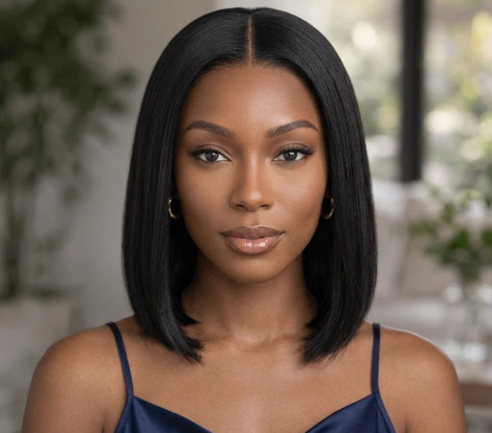 Pre-Cut Glueless Straight Bob 13x6 HD Lace Wig