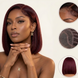 99J Burgundy Straight 5x5 HD Lace Glueless Bob Wig