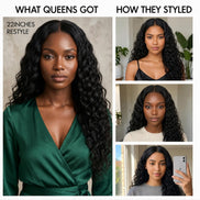 Glueless Water Wave 13x4 HD Lace Wig