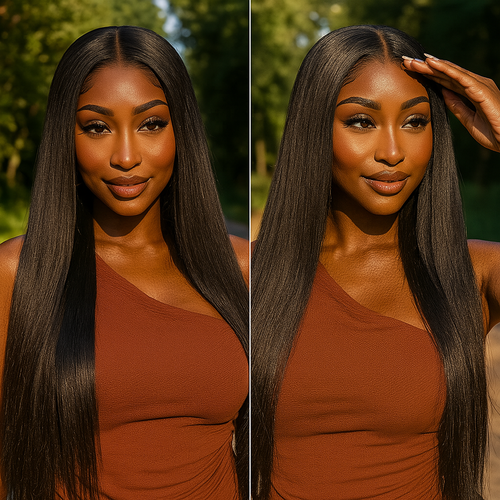 EMYTIDE™ 13x4 HD Lace Front Straight Wig Glueless 100% Human Hair