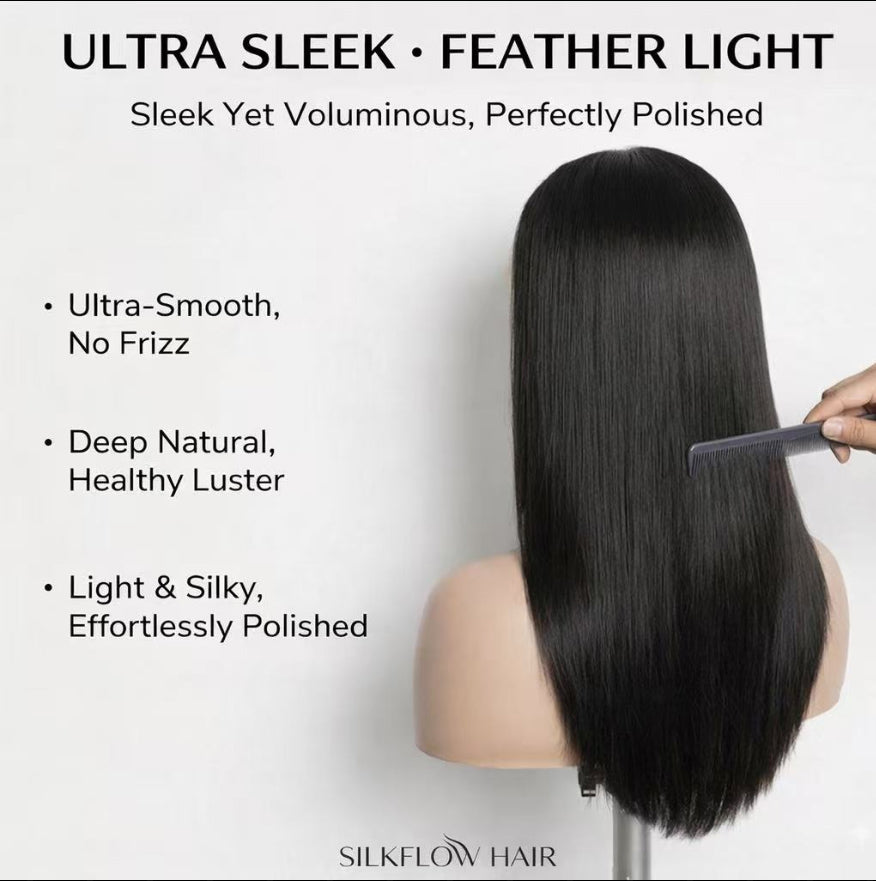Glueless Straight 13x4 HD Lace Front Wig