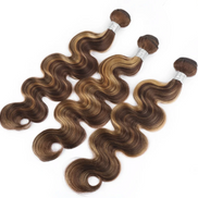 P4/27 Highlight Human Hair Bundles – Brown & Honey Blonde