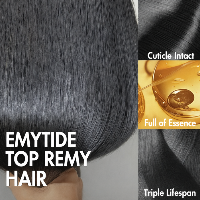 [210%-250% Density] EMYTIDE™ 13x4 HD Lace Front Straight Wig Glueless Human Hair