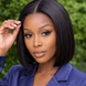 Pre-Cut Glueless Straight Bob 13x6 HD Lace Wig