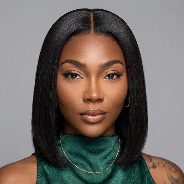 Pre-Cut Glueless Straight Bob 5x5 HD Lace Wig