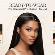 #4 Brown Glueless Bob Wig 5x5 HD Lace